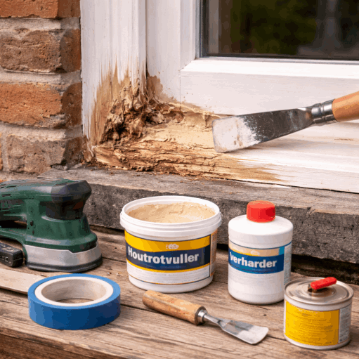 Houtrot reparatie